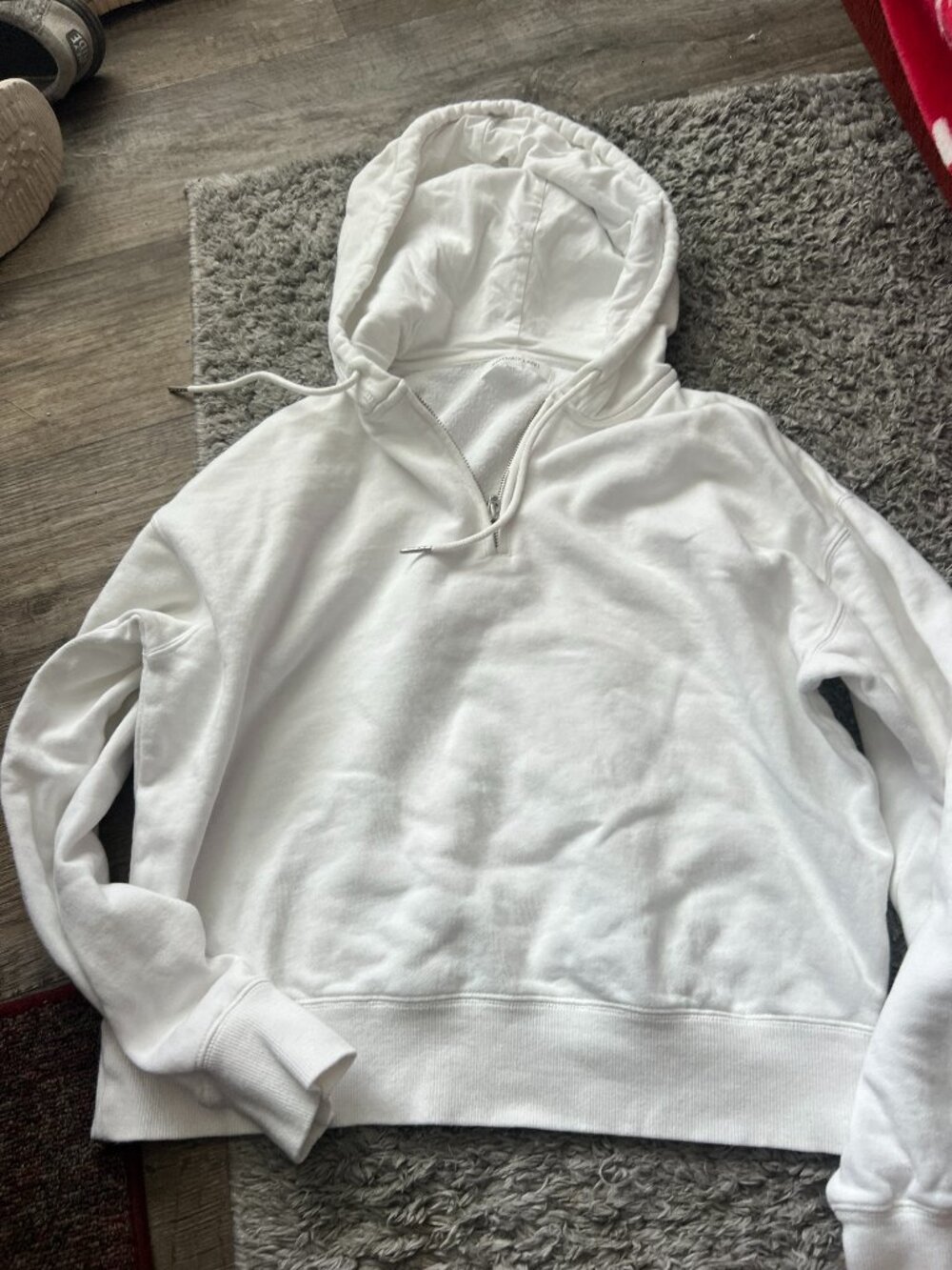 Assembly Label white hooded sweatshirt size XS